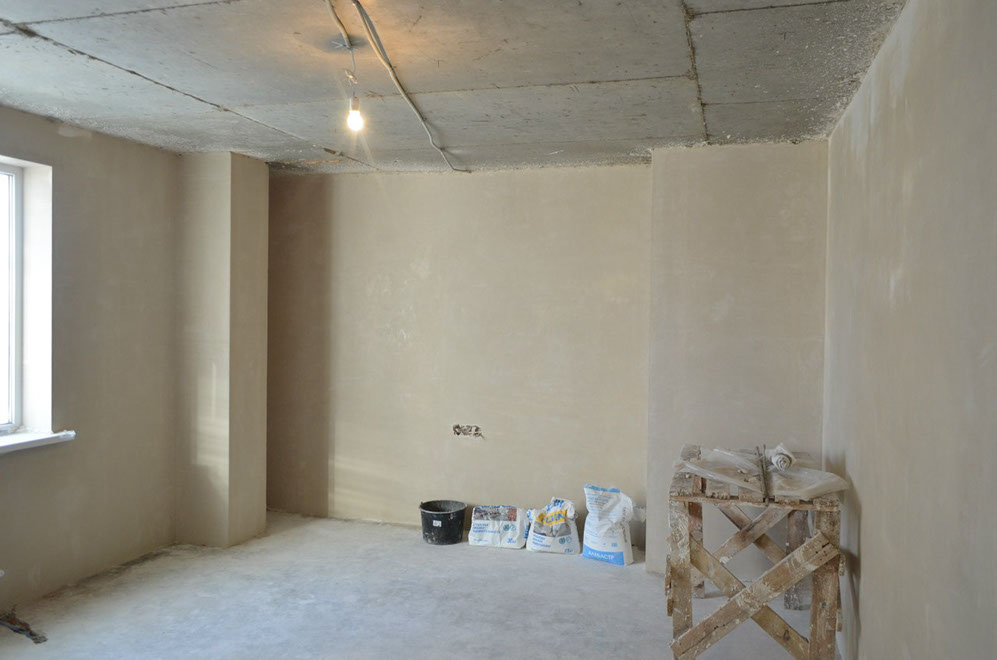 Механизированная штукатурка в квартире