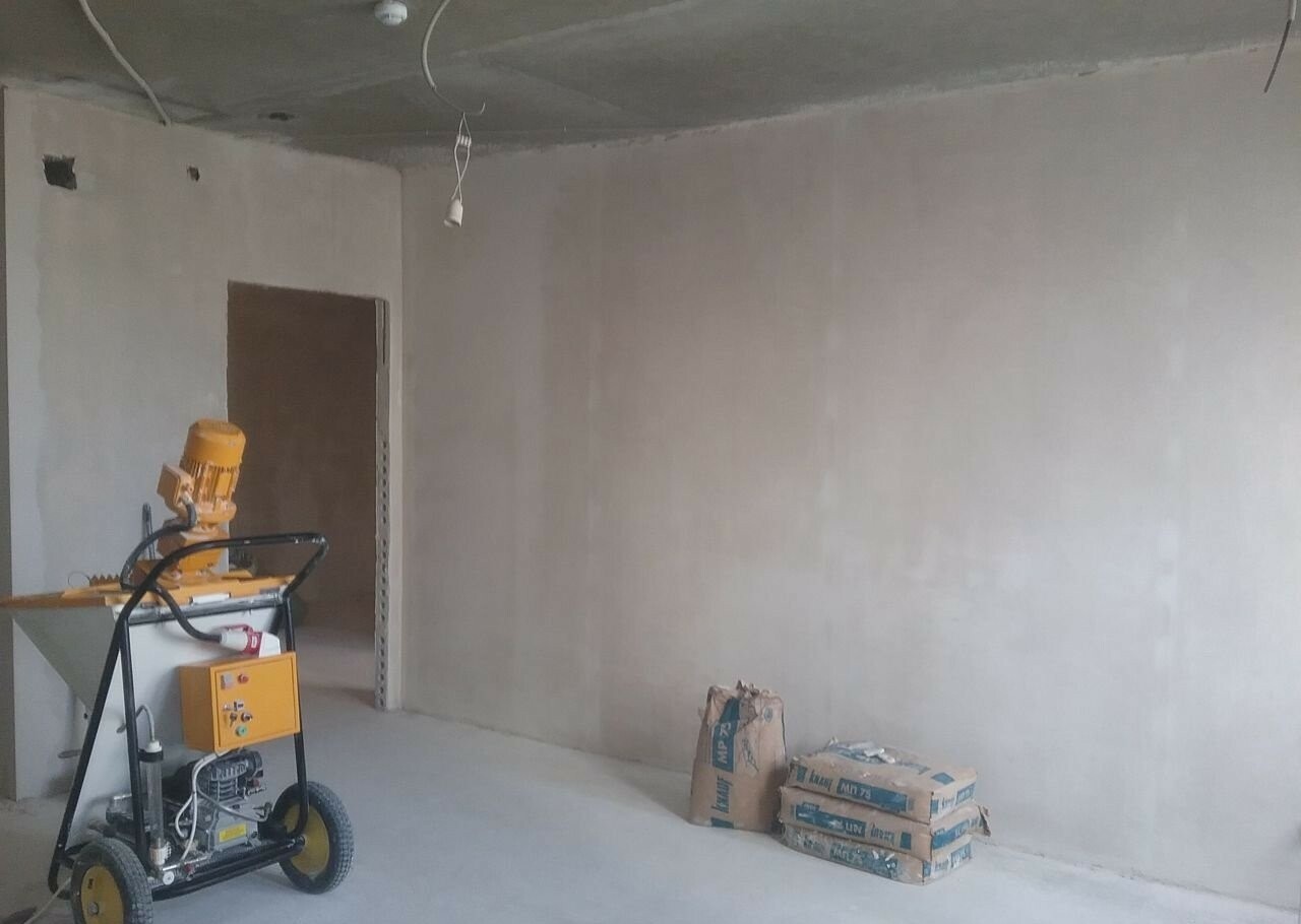 Механизированная штукатурка в квартире
