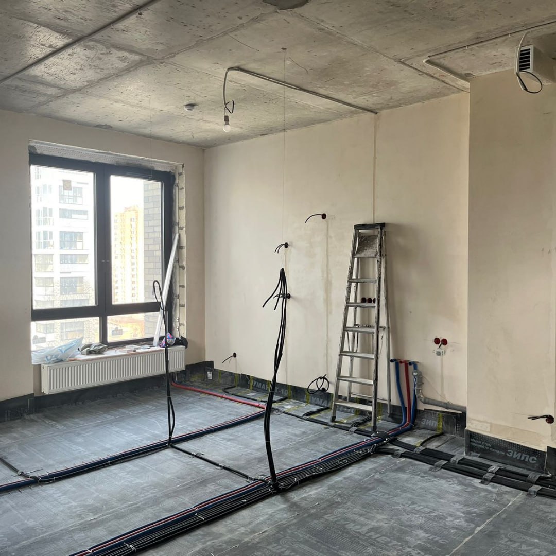 Механизированная штукатурка в квартире