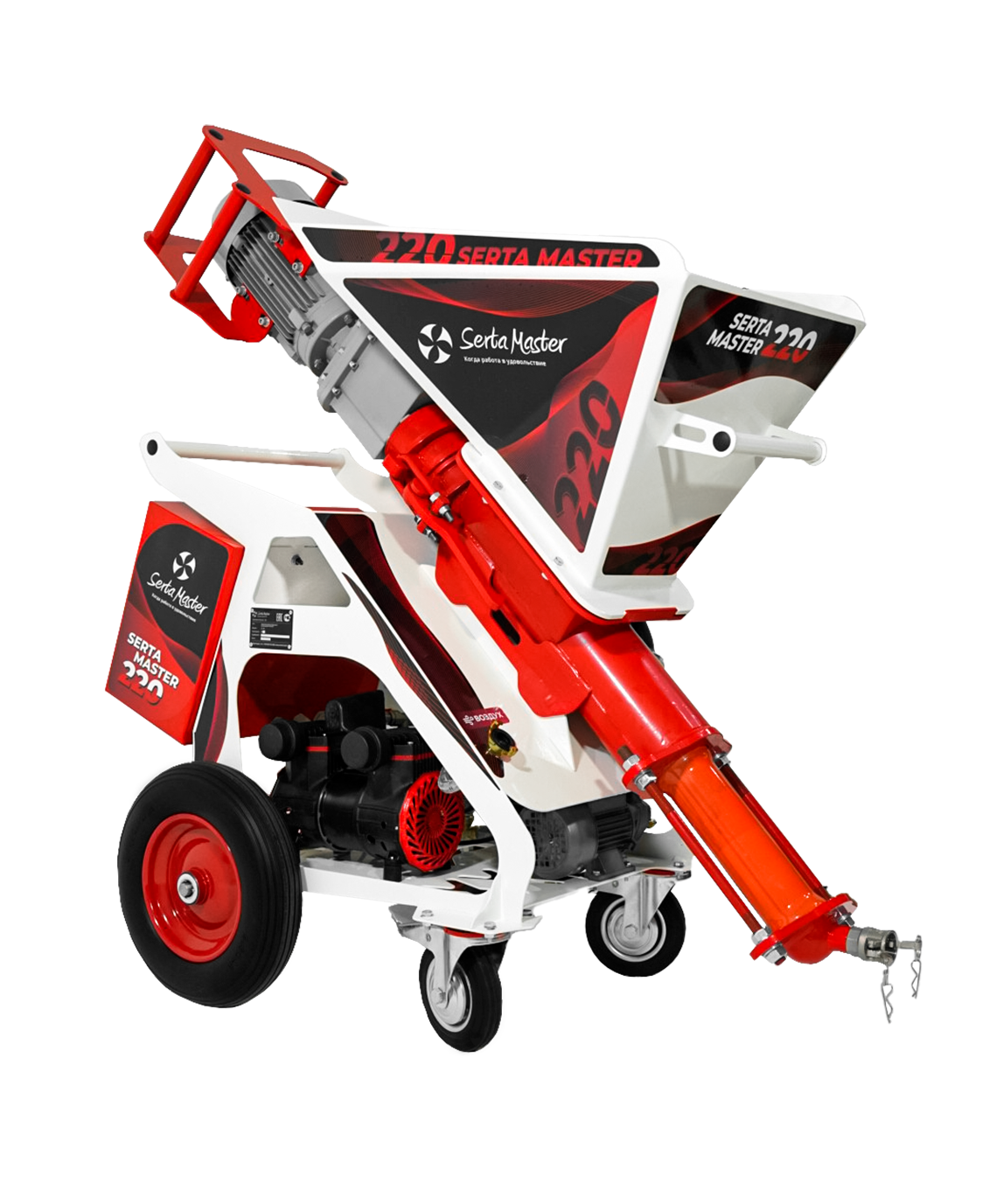 Штукатурка коттеджей механизированным способом